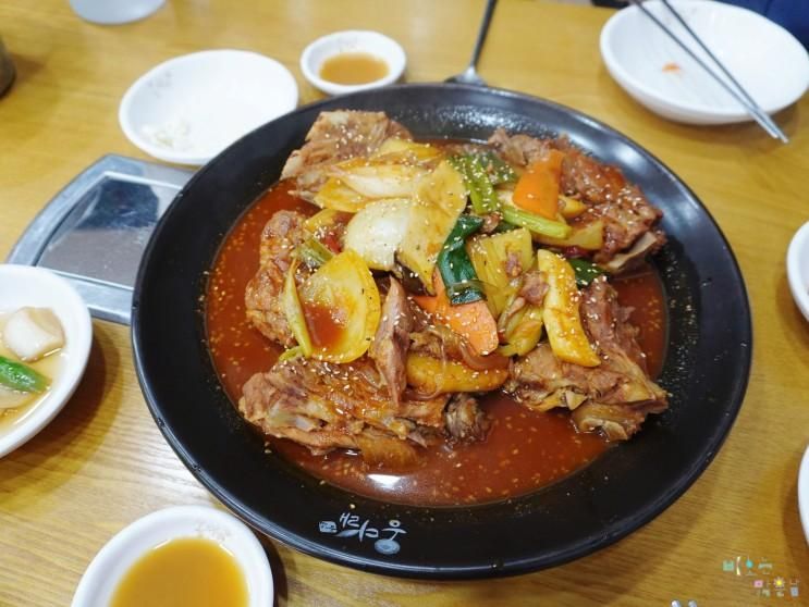 파주 교하 맛집 _ 옹다래 감자탕 뼈찜 & 찜닭 교하점