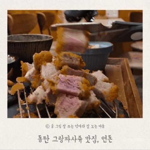 동탄 그랑파사쥬 식당 돈까스 맛집 '윤돈' 동탄 호수공원 근처...