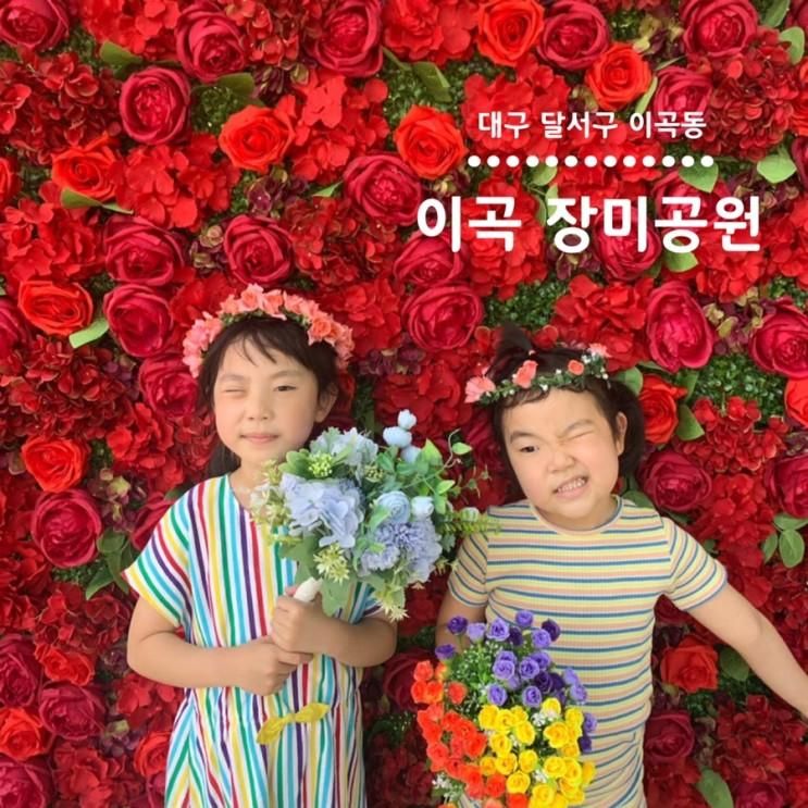 대구 아이랑갈만한곳:)이곡 장미공원에서 인생샷 남기기ꈍᴗꈍ