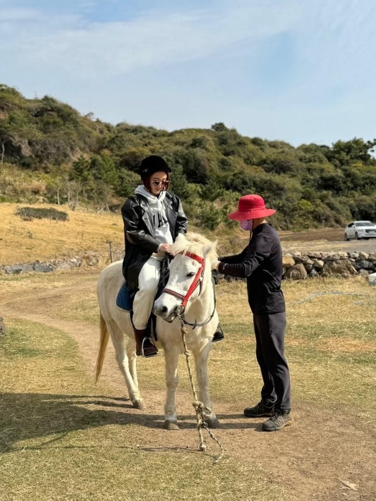 [제주2박3일]산방산 승마 체험.제주도 가성비 승마.제주도...