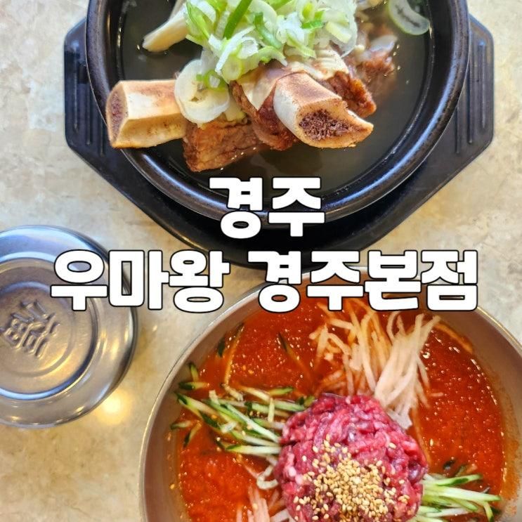 우마왕 경주 본점,보문근처 한우 물회와 갈비탕 맛집