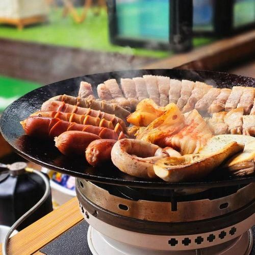 인천남동구맛집 도심 속 바베큐파티 인더캠핑 브이디