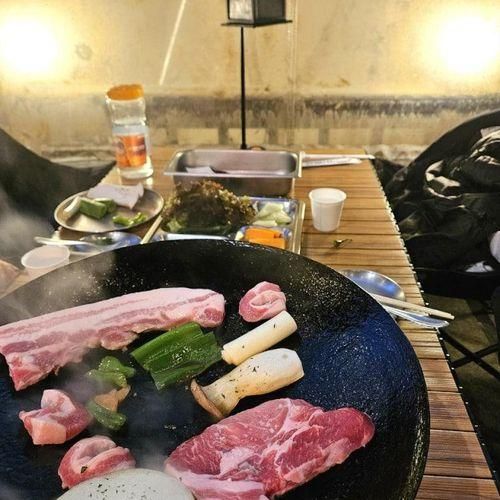 인천캠핑식당 인천대공원맛집 인더캠핑 캠핑 느낌 제대로