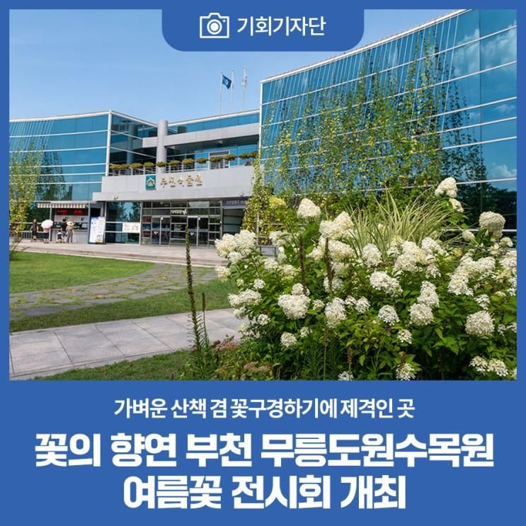 [기회기자단] 꽃의 향연 부천 무릉도원수목원 여름꽃 전시회 개최