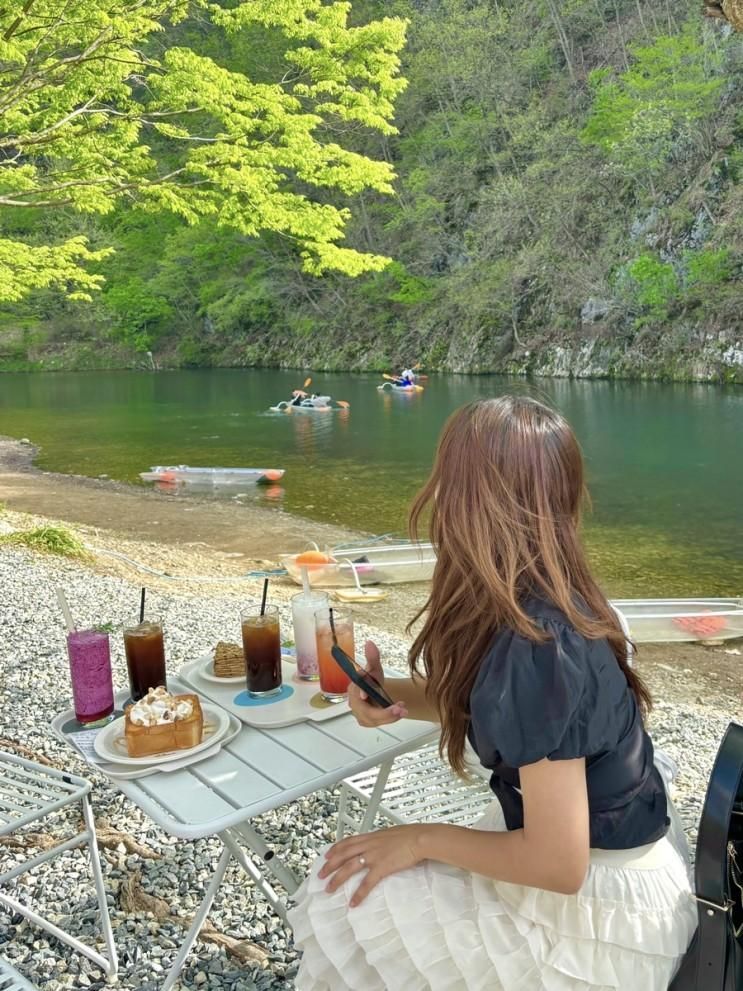 대전 근교 대형카페 투명 카약 체험 논산 뷰맛집 카페 벌곡