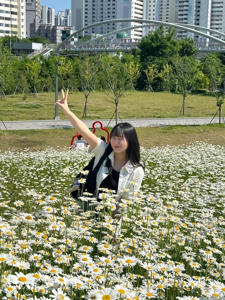 [ 대학교 찐친들과 대전나드리 ] 중촌시민공원 샤스타데이지...