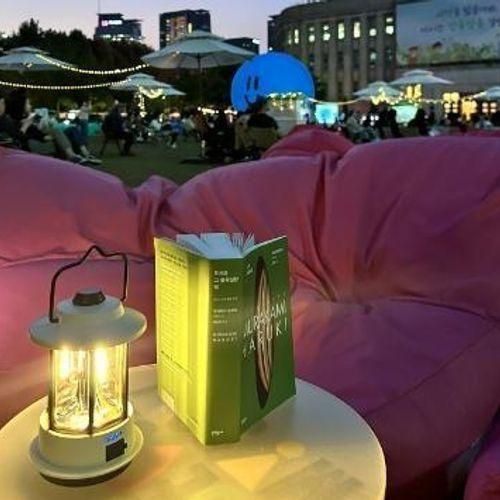 책읽는 청계천 서울 광장 광화문 야외도서관 축제