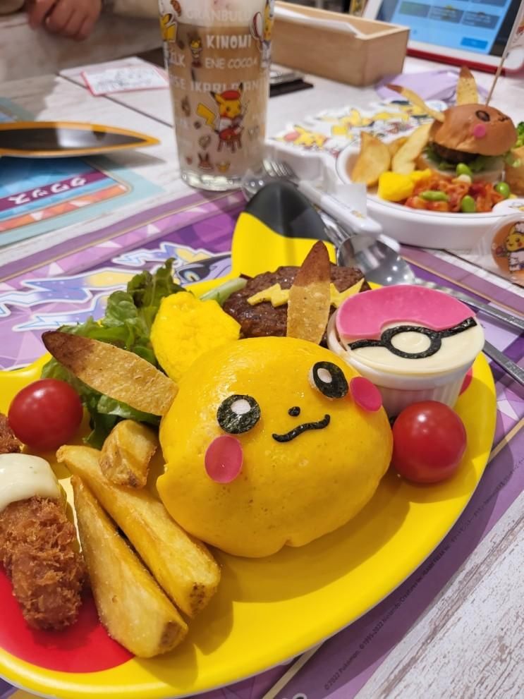 오사카 아이와 함께 포켓몬 카페 신사이바시 다이마루 백화점...