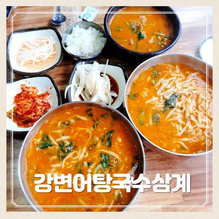 대구대표도시숲 성당동 맛집 강변어탕국수삼계 성당점