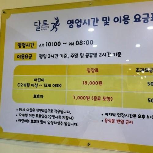 대구 대형 키즈카페 달토(달리는 토끼)