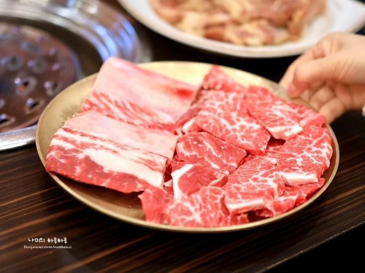 이천 테르메덴 맛집 고기에 냉면 조합 끝내주는 오동추야