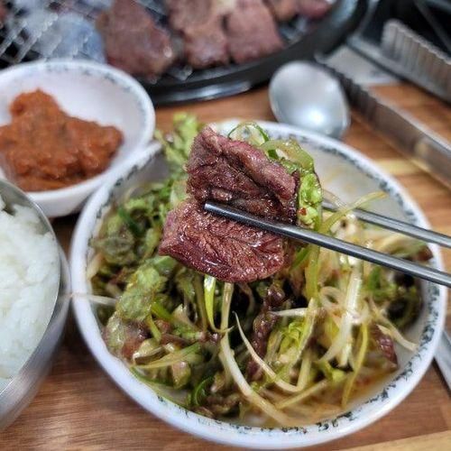 태백산 맛집 가성비 좋은 숯불구이 태백한우직판장