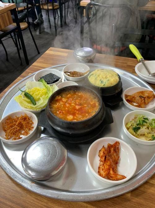 경산 '촌순두부 청국장 전문' 룰리커피 근처 맛집