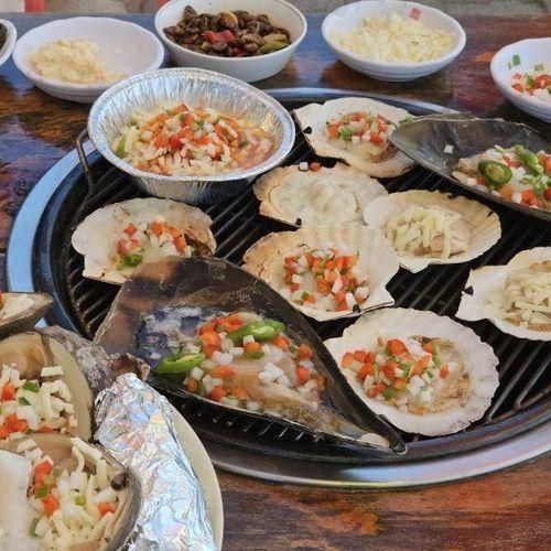 인천 네스트호텔 맛집 물회 칼국수 맛있는 을왕리 조개구이