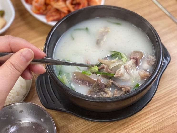파주 심학산 맛집 , 심학골 가마솥 한우 소머리국밥 설렁탕 후기!