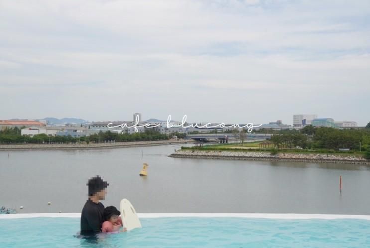 아이랑 가볼만한 곳 :: 진해 용원 수영장 있는 대형카페 블루콩