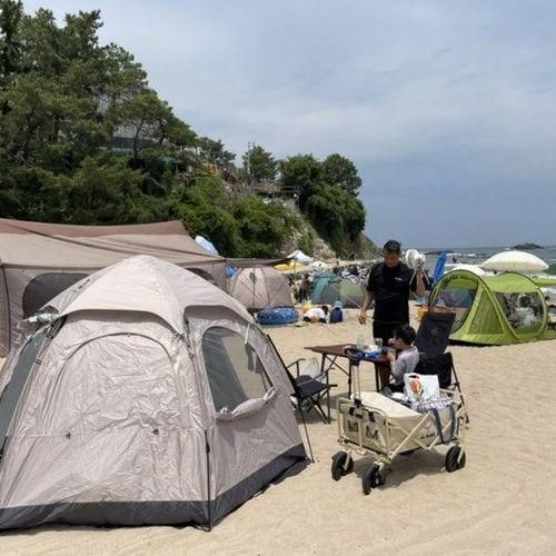 [포항/감포해수욕장] 오도리해수욕장 캠핑, 아이랑 포항 바닷가...