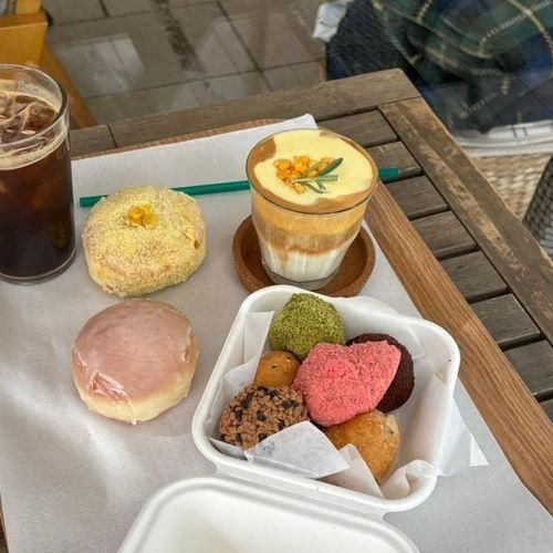 용인 기흥 카페, 휴양지 느낌의 도넛 맛집 [도나스데이]