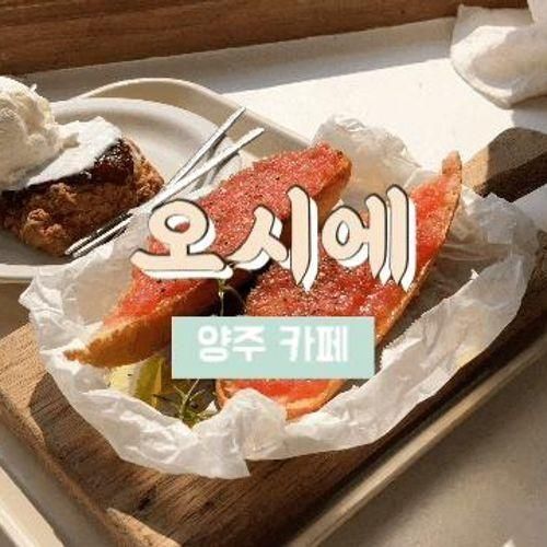 양주 가볼만한 곳 장흥 카페 오시에 osier 디저트 존맛