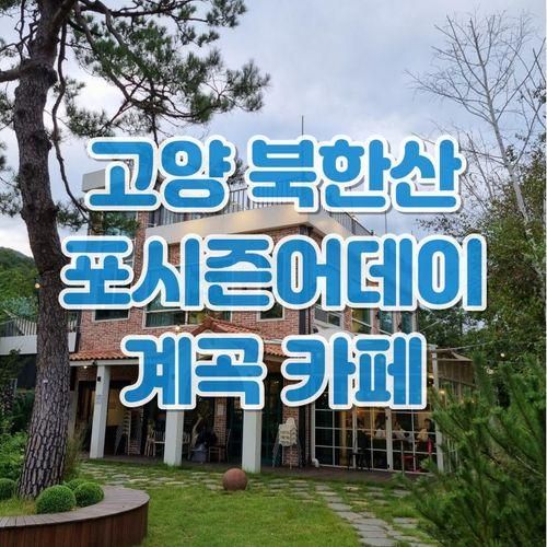 포시즌어데이 북한산 고양시 계곡 카페 주차 정보 레스토랑...