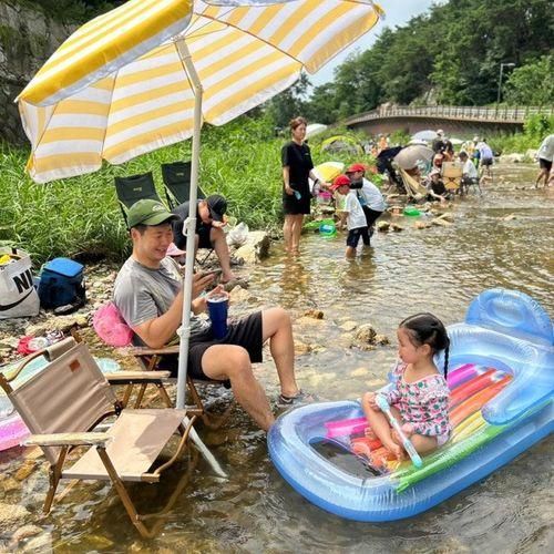 서울근교 북한산 계곡 물놀이 카페 포시즌어데이 아이와...