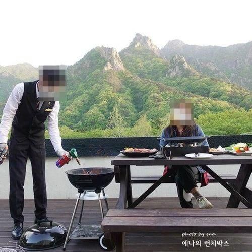 가족 가볼만한 곳 켄싱턴호텔 설악 더 퀸 테라스 BBQ