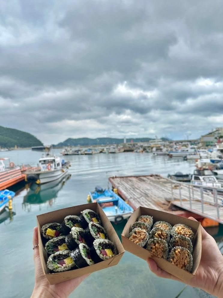 거제여행 먹거리, 배말칼국수... 바람의핫도그 본점 메뉴추천...