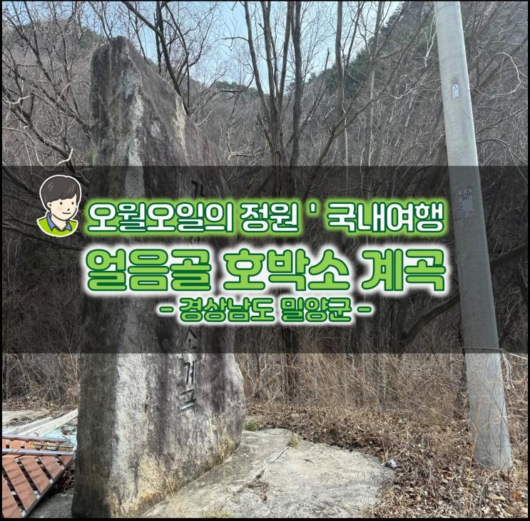 밀양 노지 차박 캠핑 추천 드라이브 캠핑장 얼음골 호박소 계곡
