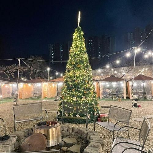 겨울 바베큐 당일 캠핑 셀프바베큐장 비욘더팜
