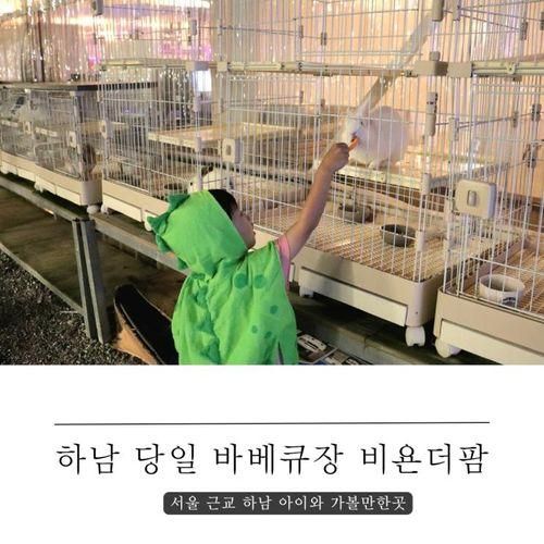 하남 글램핑 아이와 가볼만한곳 당일 바베큐장 비욘더팜