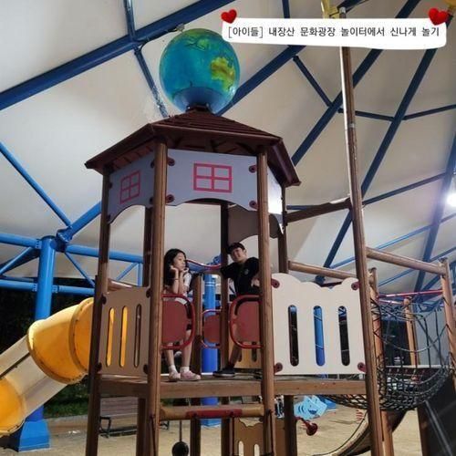 [아이들]내장산 문화광장 놀이터에서 신나게 놀기