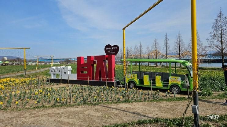 창녕 남지 낙동강 유채축제장 다녀왔어요