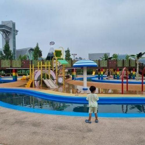 오늘 첫 개장한 성남시 화랑공원 물놀이장 다녀왔어요.
