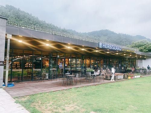 포천 허브아일랜드 카페 한탄강점 (feat 한탄강 지질공원센터)