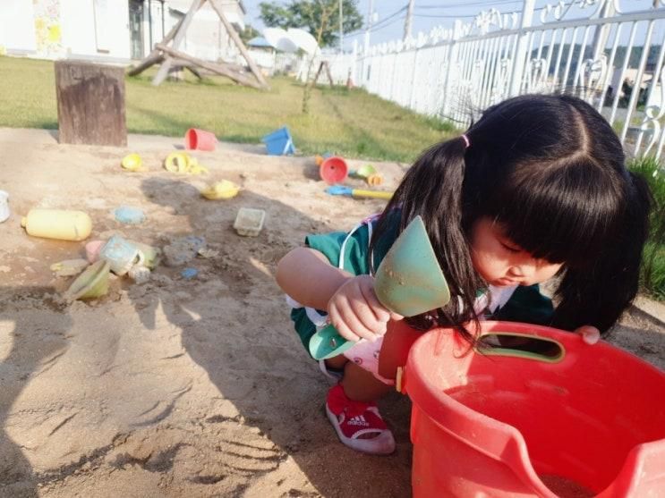 진주 모래놀이 카페 공간이음에 다녀왔어요