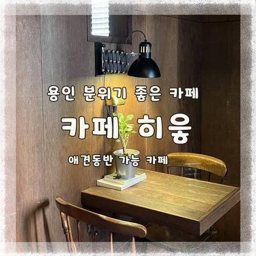 용인 기흥구 카페히읗 동네카페 혼자 방문해도 좋은 리트리버가...