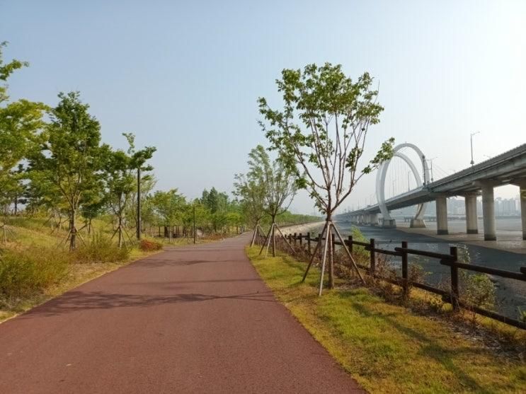 송도랜드마크시티 공원 산책