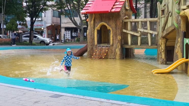 김포시 사우동 사우제5어린이공원 물놀이장(물놀이터)