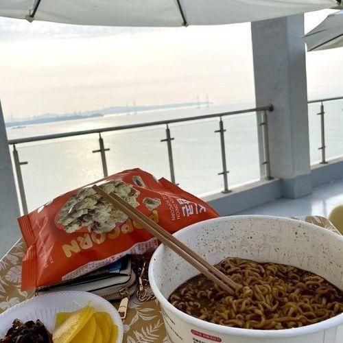 대부도 빛향 카페 담돈담산 다녀오다 ! // 대부도 바다뷰 카페...