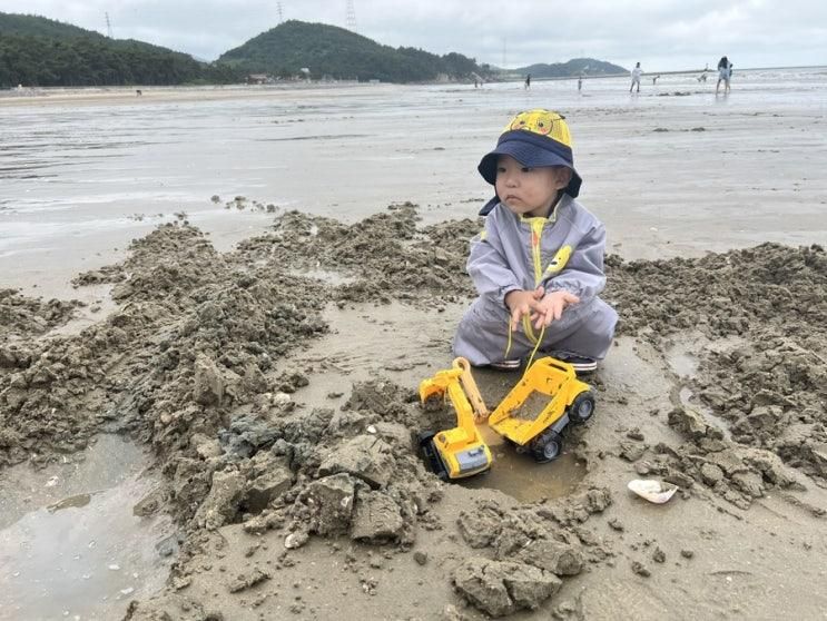 아이랑 가볼 만한 곳: 구시포해수욕장/조개 캐기/해루질 체험