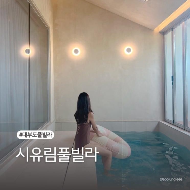 영흥] 시유림풀빌라 | 대부도 신상 감성숙소 선재도 풀빌라 (B2...