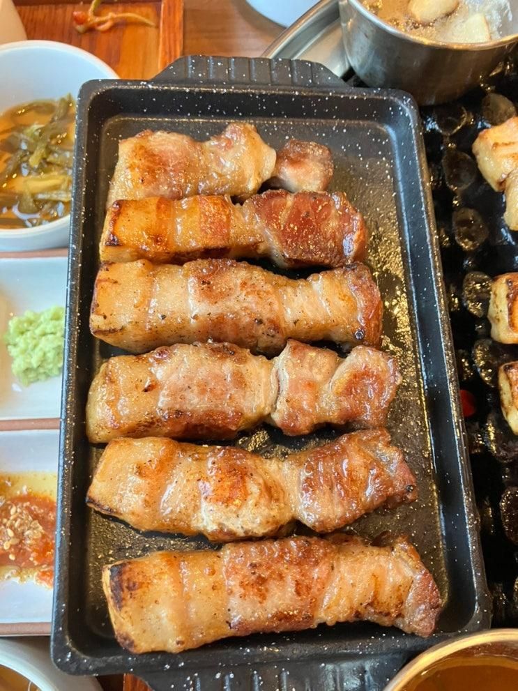 맛집 삼겹살이 맛있는 강씨목삼 진주초전점.진주삼겹살맛집.