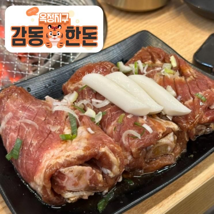 [경기 양주] 아이 놀이방 있는 옥정 고기맛집 '감동한돈...