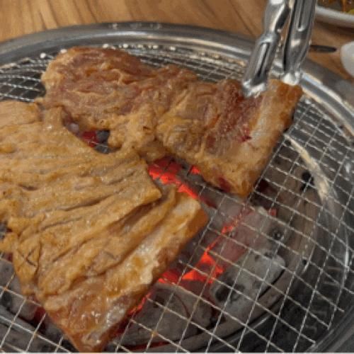 파주맛집 고인돌 갈비&쌈밥... 운정고기집 맛있는 숯불돼지갈비집