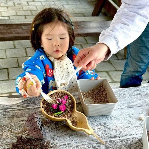 아이랑가볼만한곳/ 연이랑 명주랑에서 꽃씨,나무심기 체험하고...