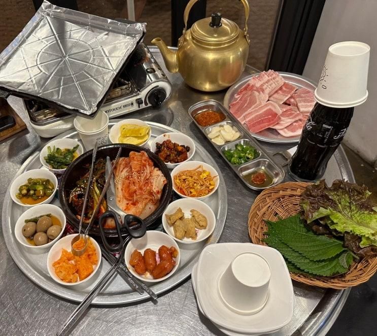F45. 행궁동 삼겹살 [빨간지붕] 수원 냉삼 1등 맛집