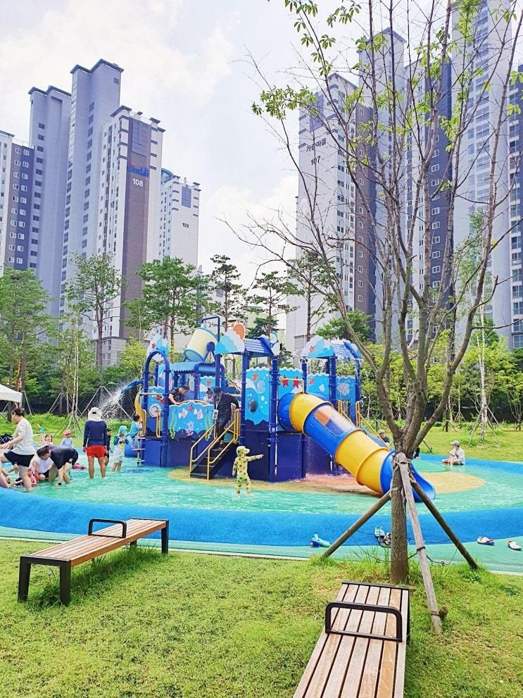 [파주/운정] 오전 10시부터... 물놀이터 '가람마을 근린공원...