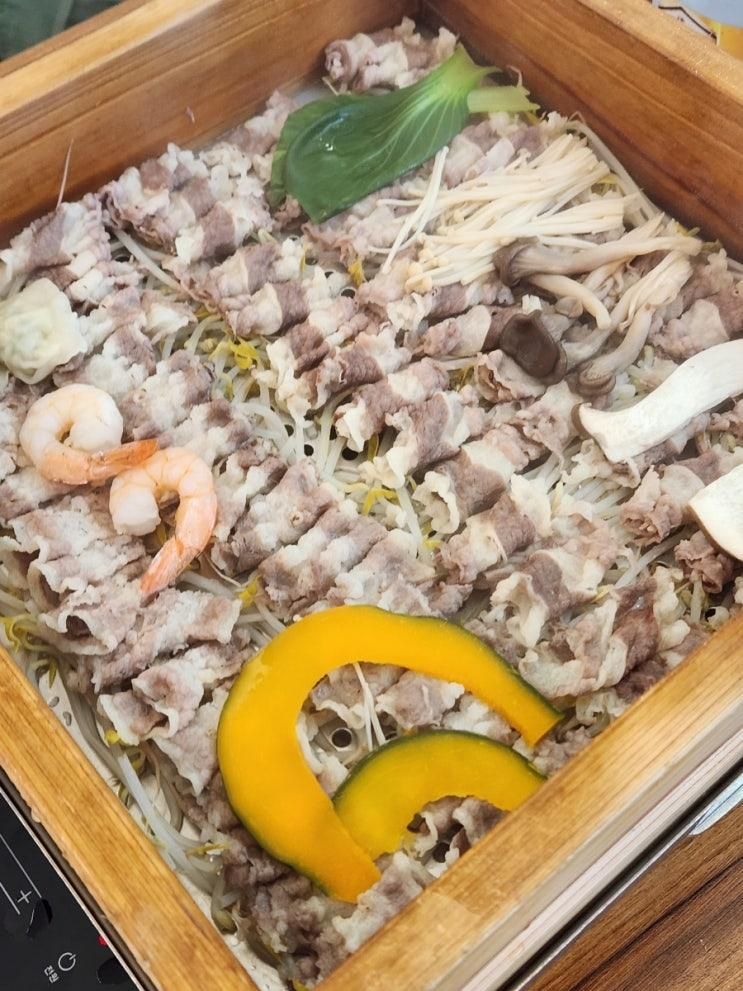 편백회관 수원호매실점 아기랑 가기 좋은 편백찜 샤브샤브 맛집