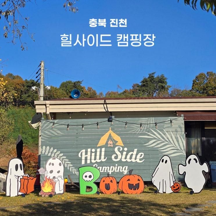 충북 진천 힐사이드 캠핑장 하늘뷰 멋진 가을 단풍캠핑 명소 추천
