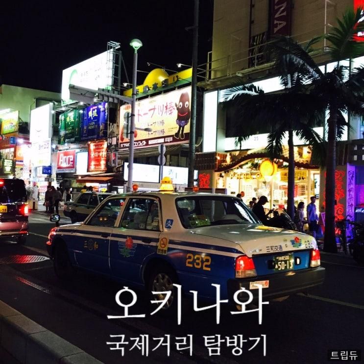 오키나와 가볼 만한 곳 국제거리 탐방기 블루실 아이스크림부터...